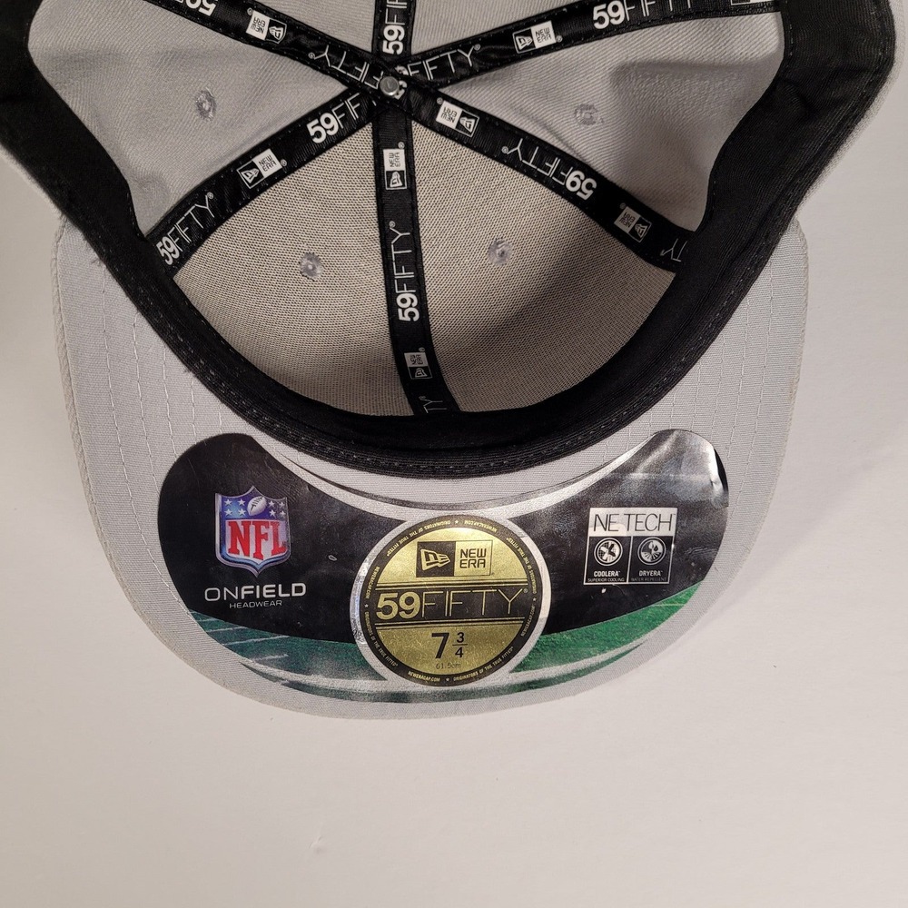 Dallas Cowboys New Era 59Fifty Grey Hat in Szie 7 3/4 - Picture 8 of 9
